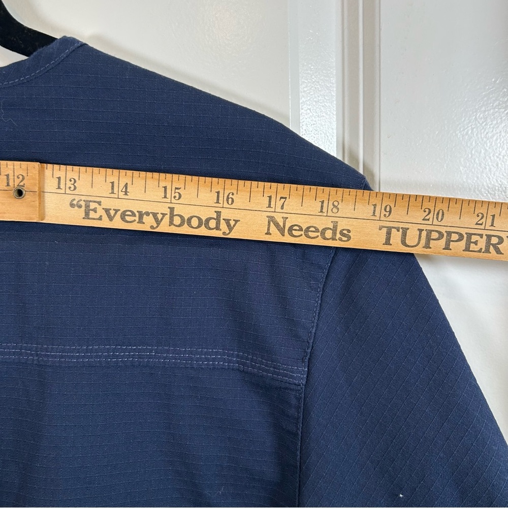 Carhartt Blue Rip Stop Utility Scrub Top‎ Women’s Size Medium - Picture 5 of 10